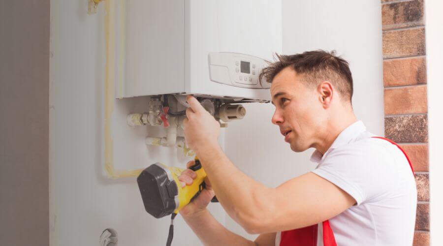 Local tankless water heater installation in Amherst, SD
